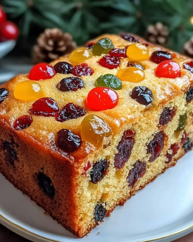 Easy Moist Fruit Cake - Recipes by Lina