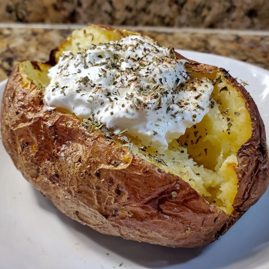 Air-Fryer Baked Potatoes