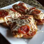 Chicken & Pepperoni Pizza Melts