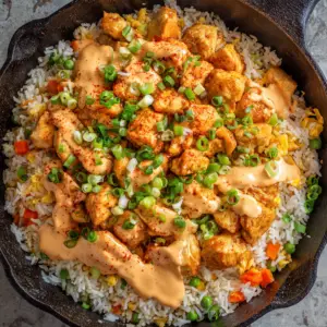 Bang Bang Chicken with Fried Rice