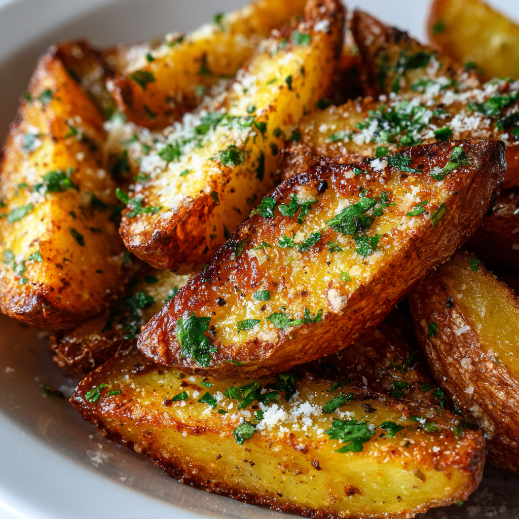 Garlic Parmesan Roasted Potatoes