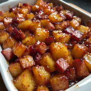Brown Sugar Pineapple Ham Bake