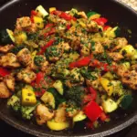 One Skillet Protein Meal