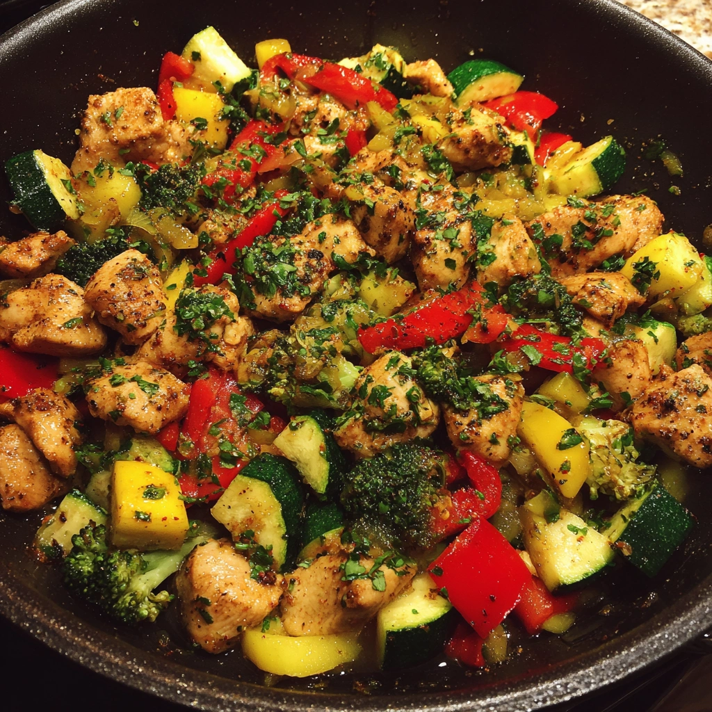 One Skillet Protein Meal