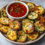 Air Fryer Zucchini Parmesan