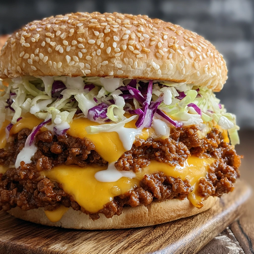 Big Mac-Style Sloppy Joes