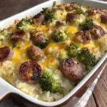 Cheesy Sausage Comfort Casserole