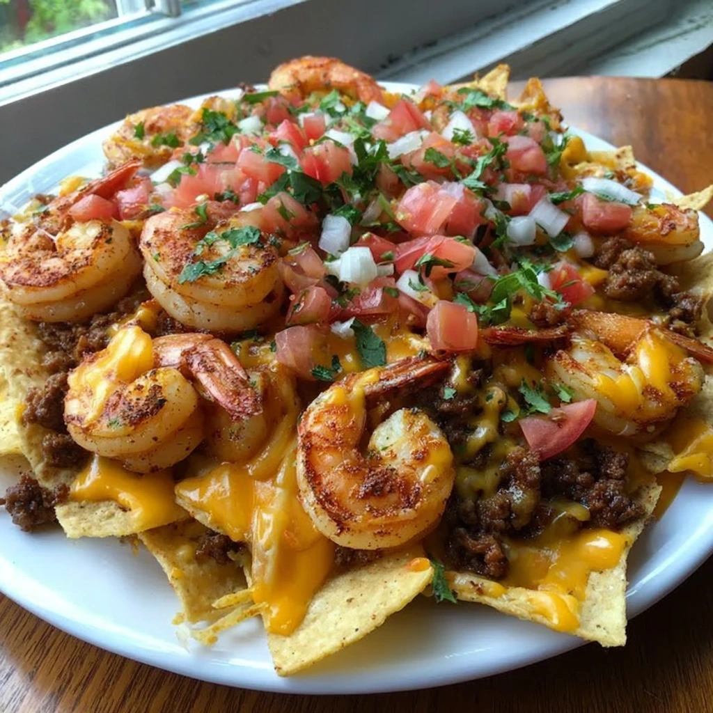 Southern Shrimp & Beef Nacho Fries