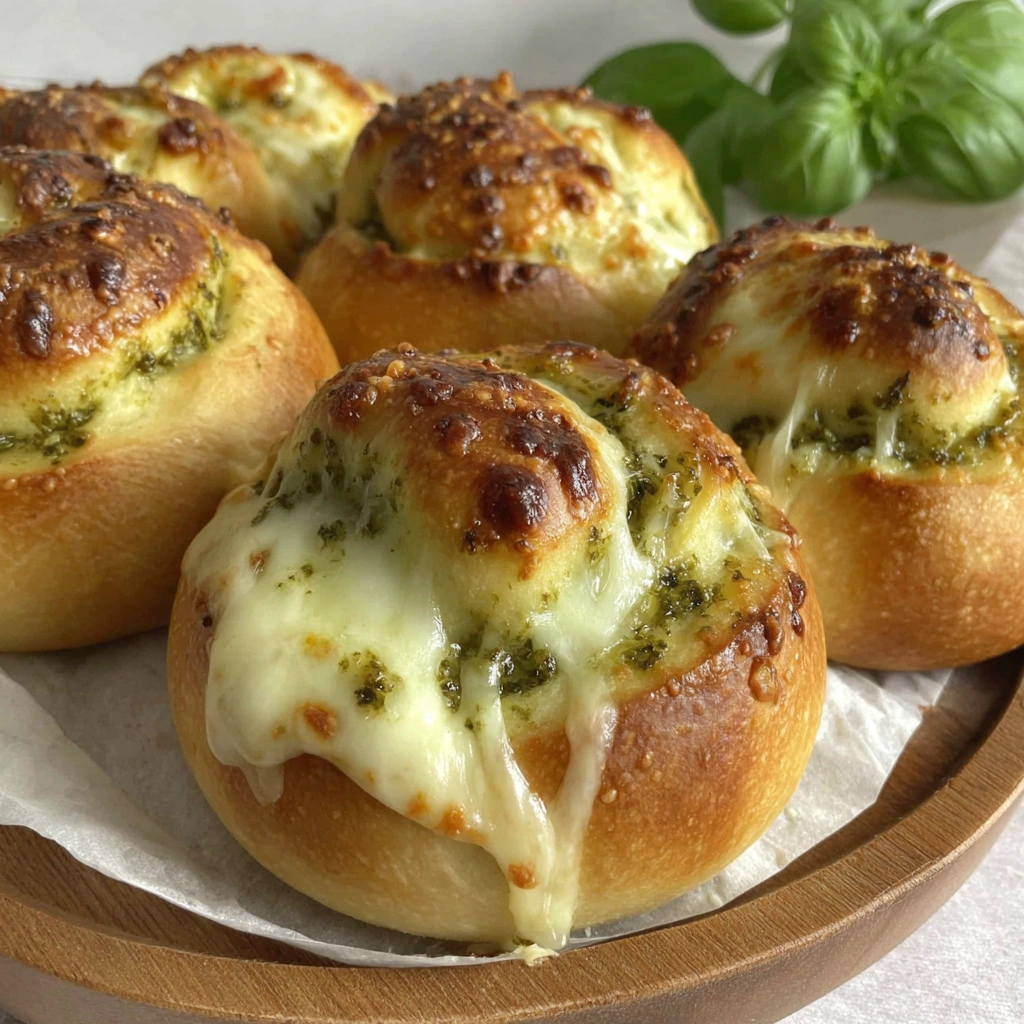 Easy Cheesy Pesto Bombs