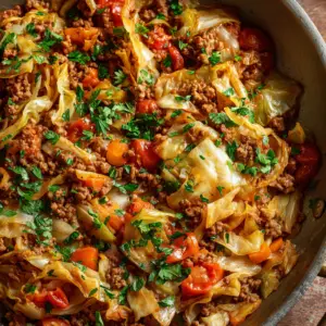 Ground Turkey & Cabbage Skillet