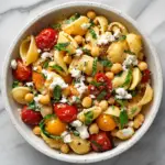 Baked Feta Pasta with Chickpeas