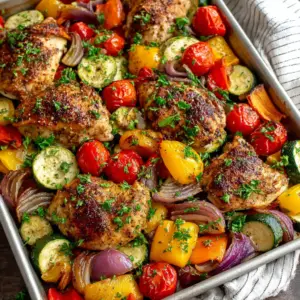 Balsamic Glazed Chicken and Veggies