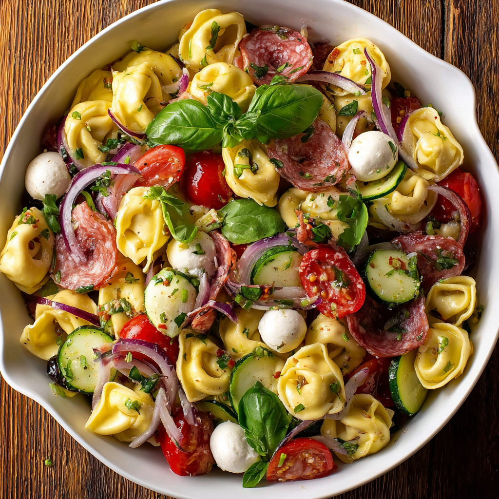 Italian Tortellini Pasta Salad