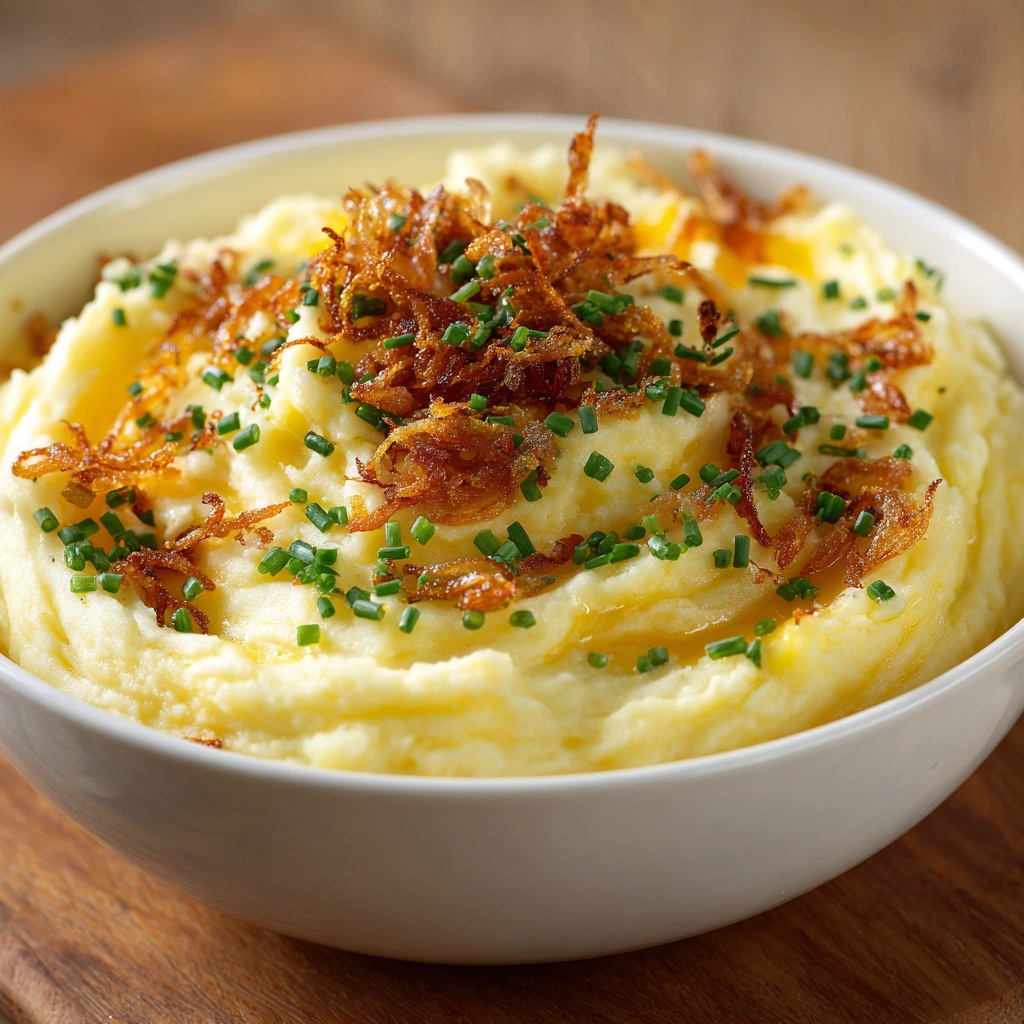 Roasted Garlic Mascarpone Mashed Potatoes