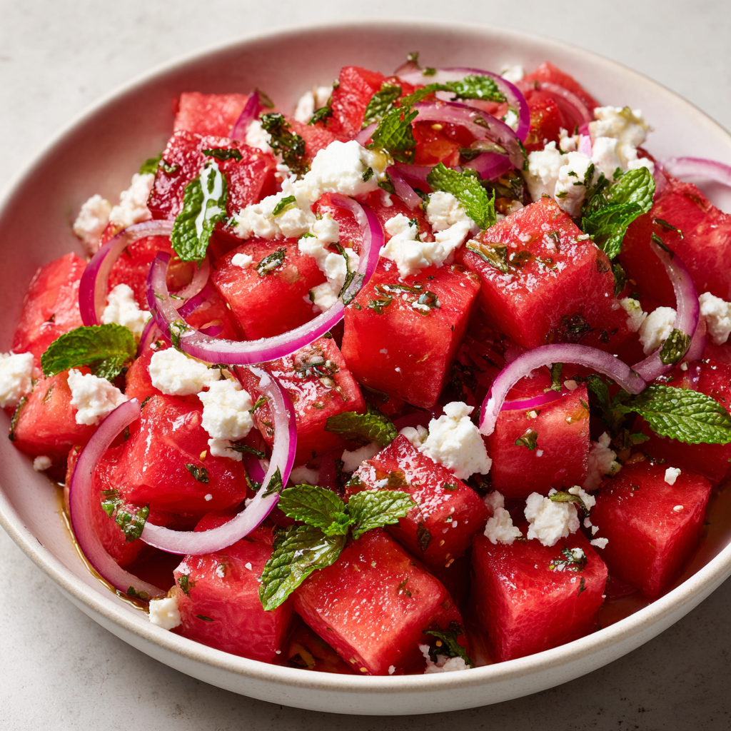 Watermelon Salad with Feta