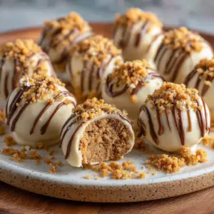 No-Bake Biscoff Cookie Truffles