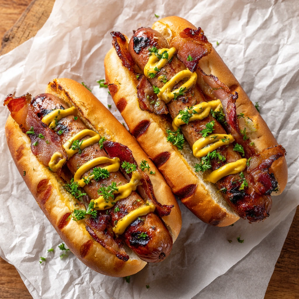 Bacon-Wrapped Hotdogs