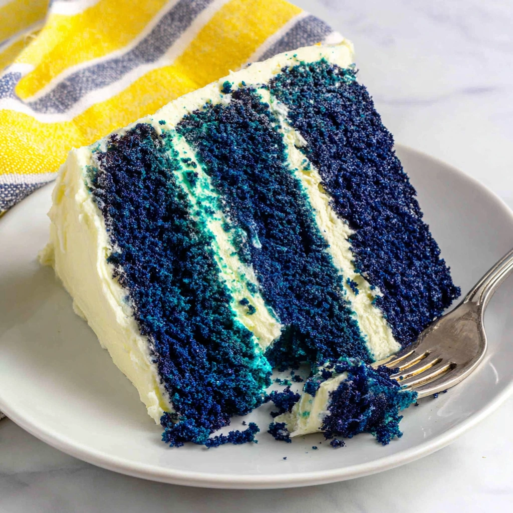 Blue Velvet Vanilla Pound Cake