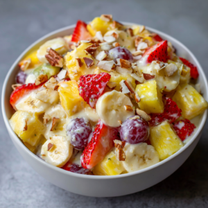 Creamy Tropical Fruit Salad