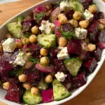 Chickpea, Beet & Feta Salad