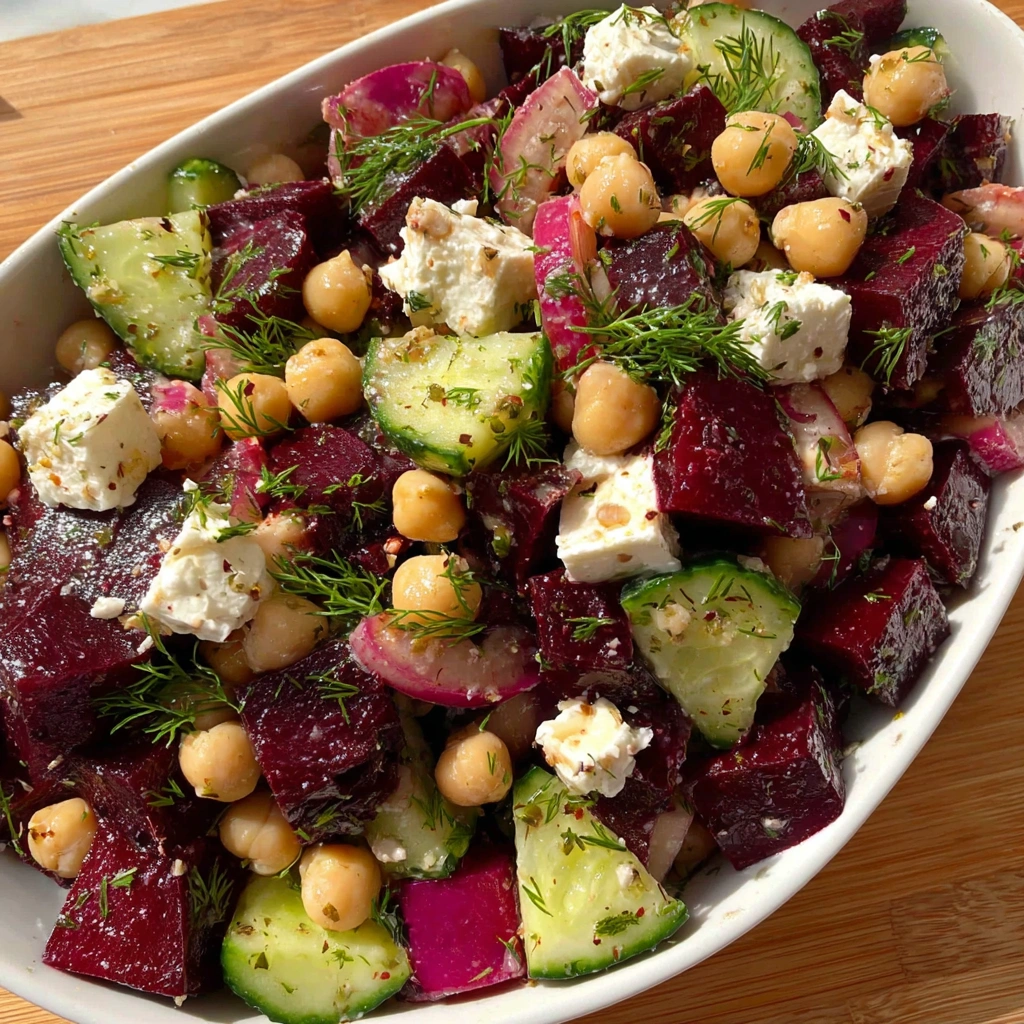 Chickpea, Beet & Feta Salad