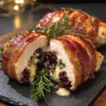 Bacon Cranberry Brie Chicken