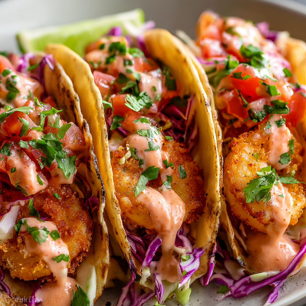 Shrimp Tacos Platter
