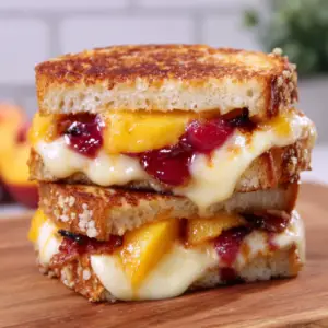 Honey Peach & White Cheddar