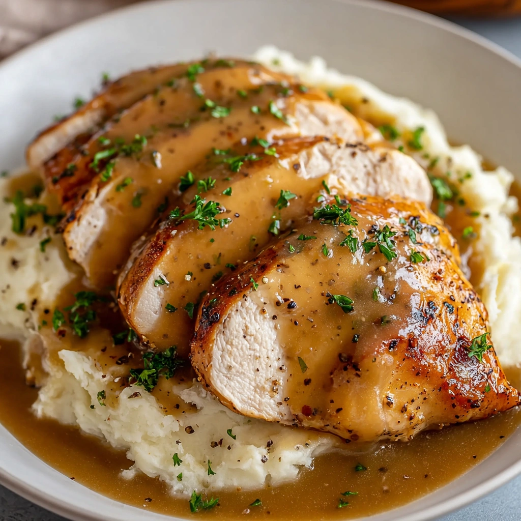 Slow Cooker Chicken with Gravy