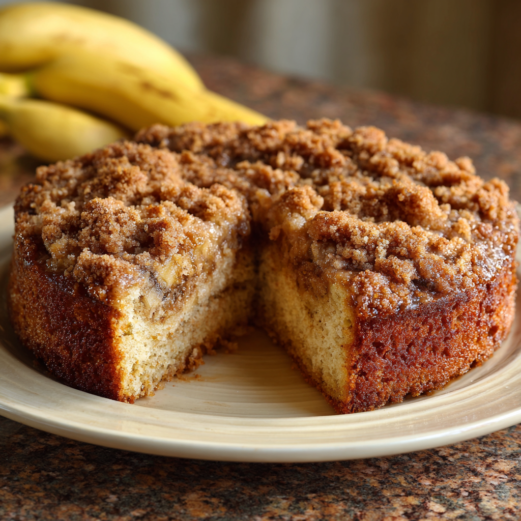 Easy Banana Crumb Cake
