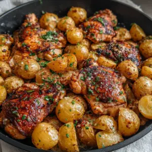 Parmesan Garlic Chicken Thighs