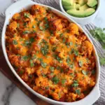 Chicken and Rice Queso Casserole