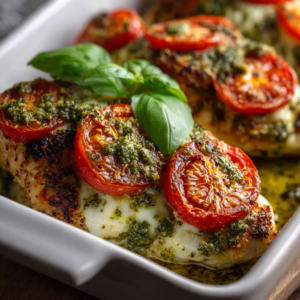 Pesto Chicken Bake