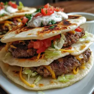 Quesadilla Burger Melts