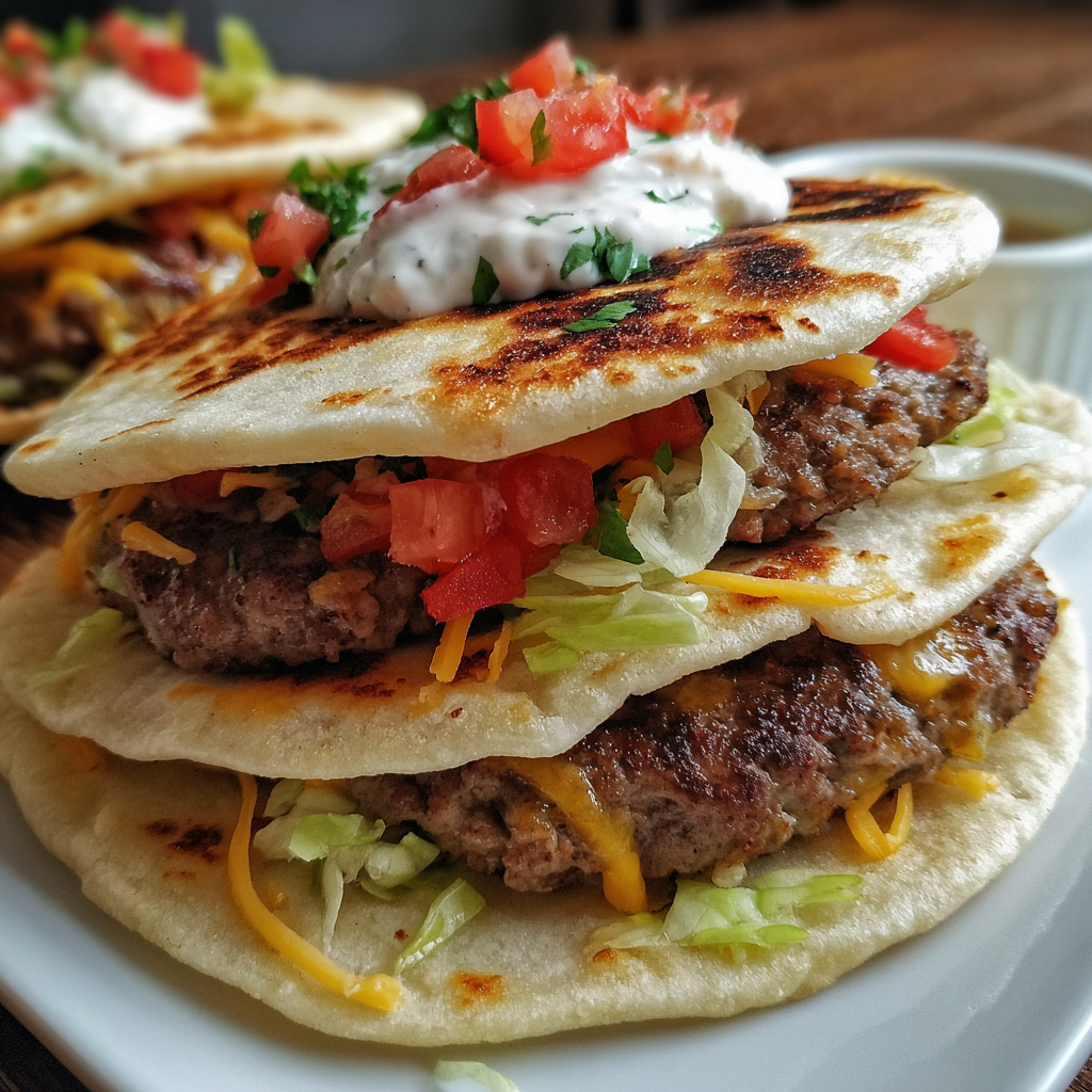 Quesadilla Burger Melts