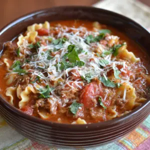 Crock Pot Lasagna Soup