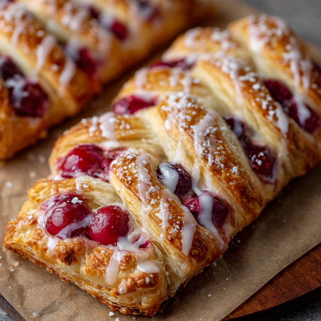 Cherry Danish Puff Braid