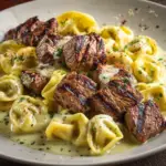 Garlic Parmesan Steak Tortellini