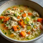 Turkey Rice Soup Bowl (Chicken-Style Comfort Soup)