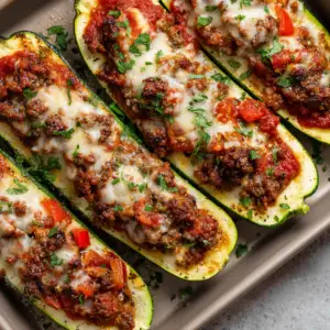 Stuffed Zucchini Boats