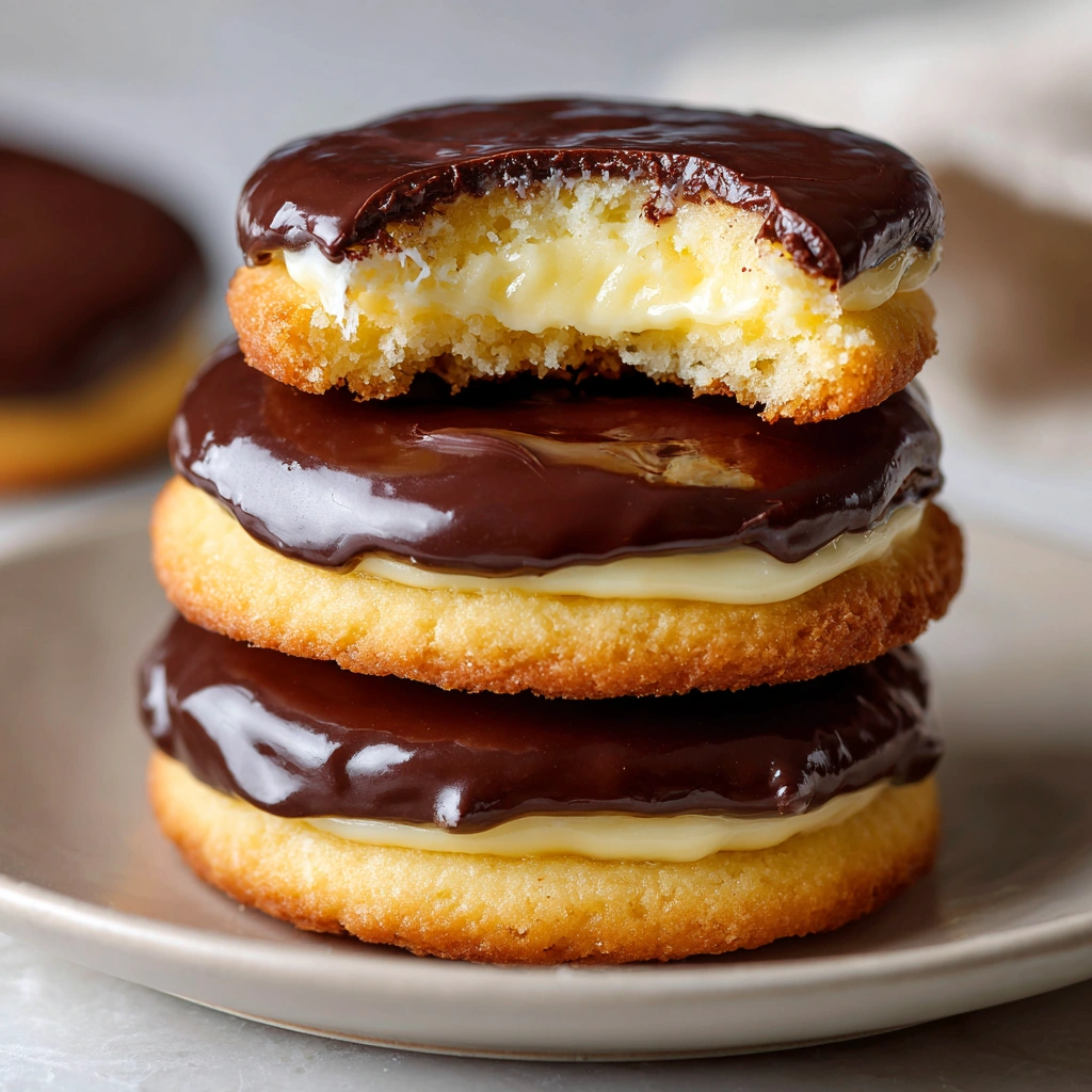 Boston Cream Cookie Bites