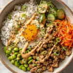Ground Turkey Rice Bowls with Bang Bang Sauce