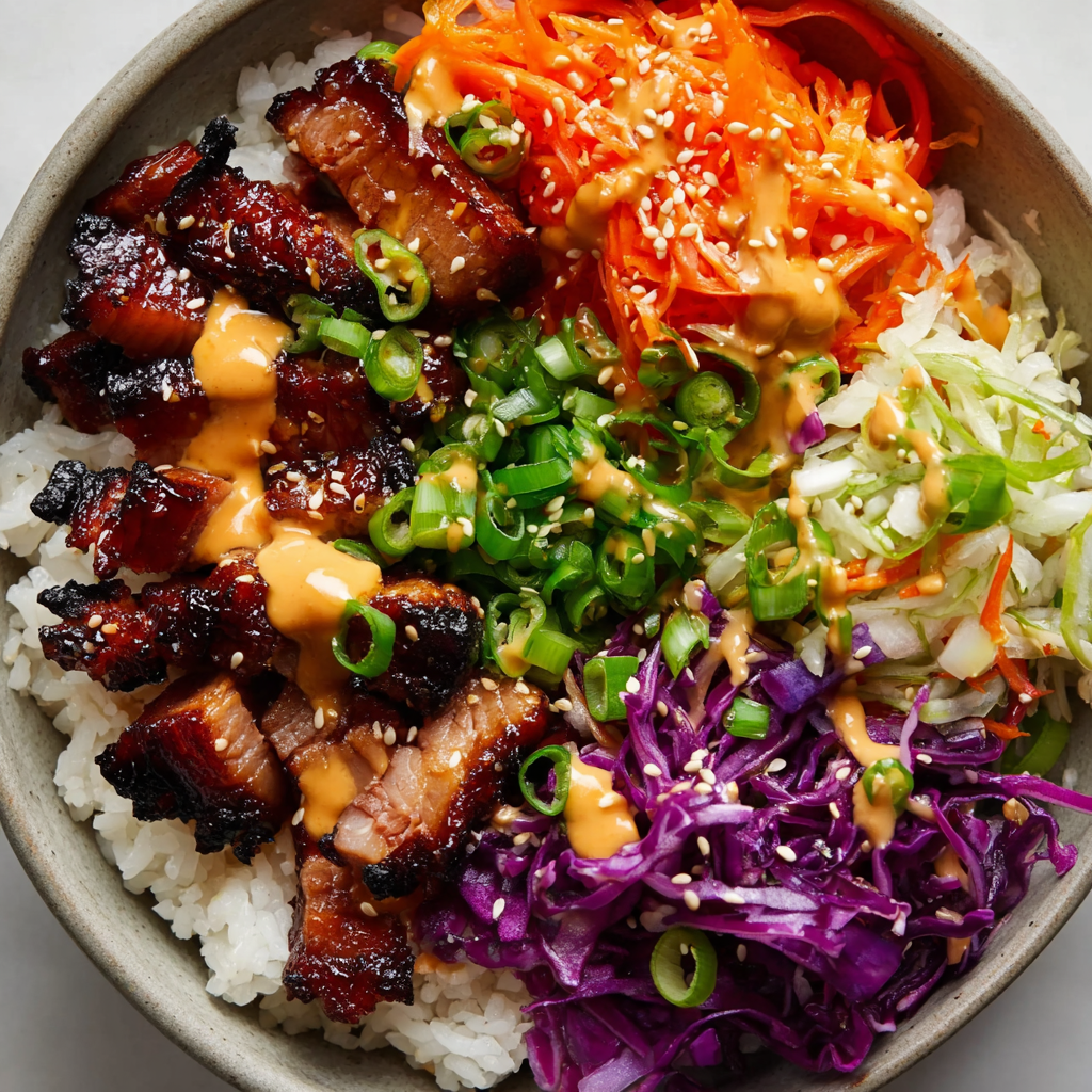 Korean BBQ Chicken Bowls