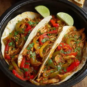 Crockpot Chicken Fajitas