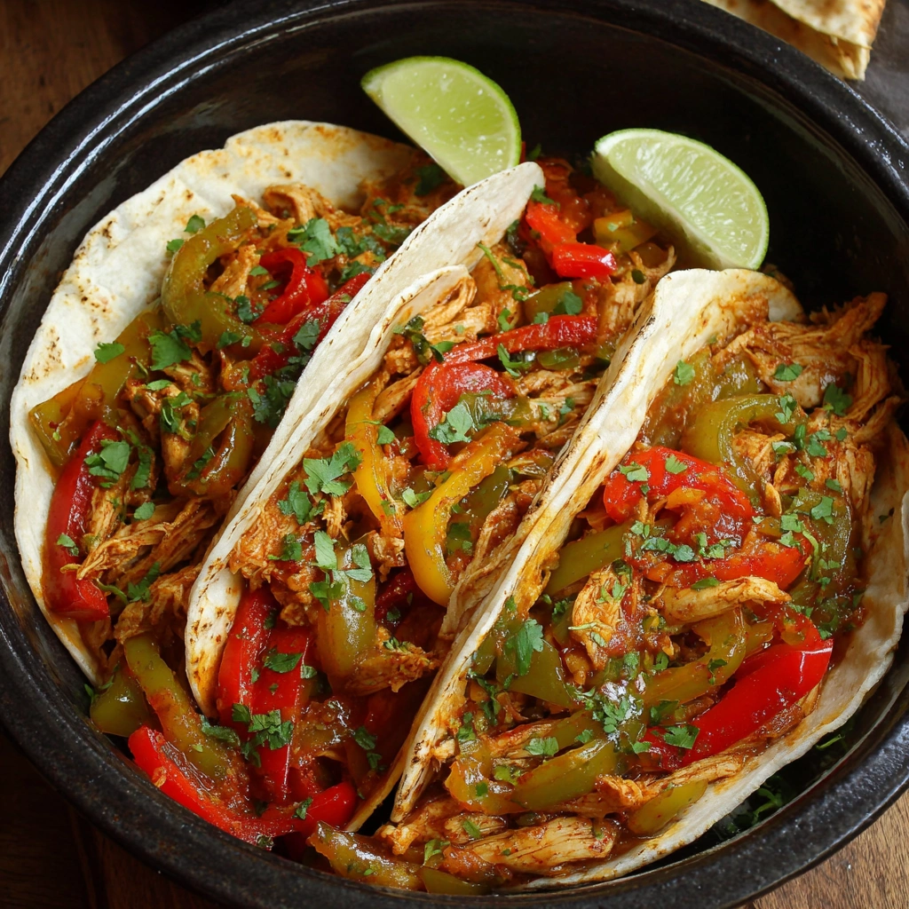 Crockpot Chicken Fajitas