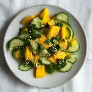 Mango & Cucumber Salad Plate