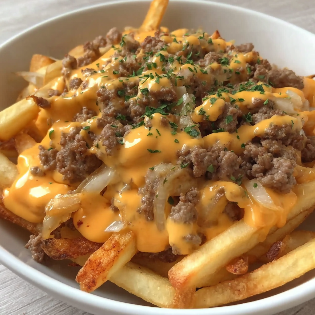 Cheeseburger French Fry Casserole