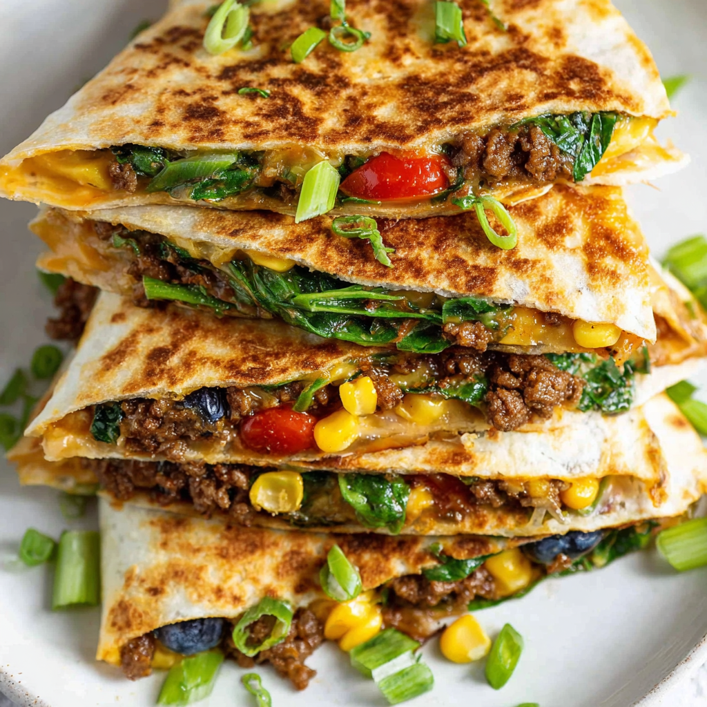 Golden-Brown & Crispy Cheese Quesadillas