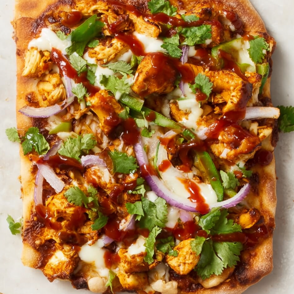 BBQ Chicken Flatbread Pizza