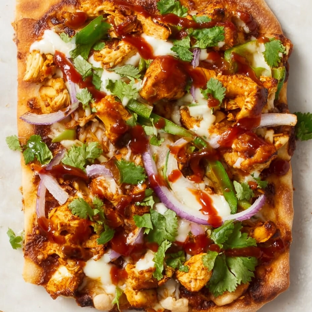 BBQ Chicken Flatbread Pizza